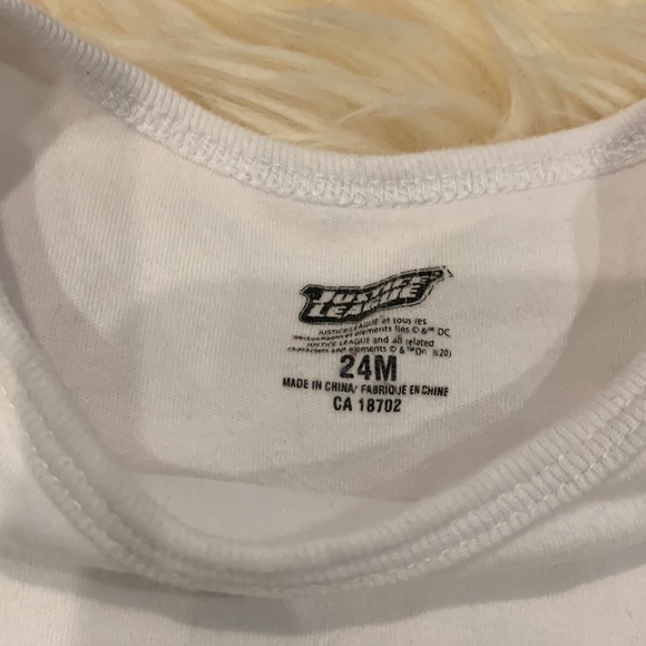 Batman Zipper Vest in colour Navy and White Batman T-Shirt in Size 2T - Picture 6 of 7